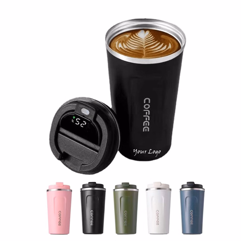 17 oz Coffee Cup With Temperature Display