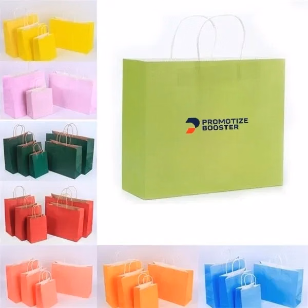 Premium Multi-Colored Kraft Paper Bag