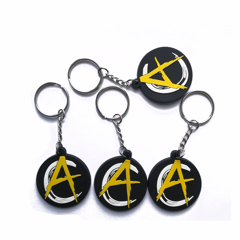 Custom rubber keychaincharms pendant