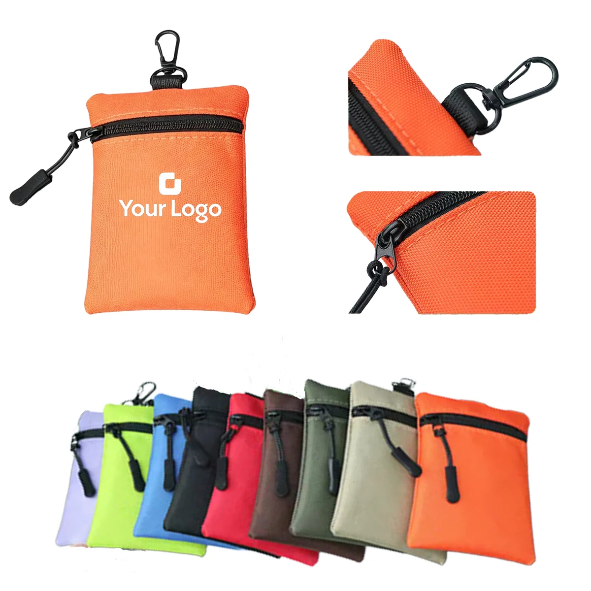Oxford Cloth Mini Hanging Storage Pouch Wallet Waist Pack 1