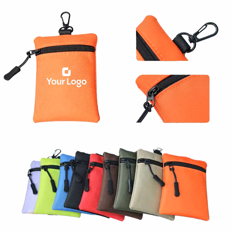 Oxford Cloth Mini Hanging Storage Pouch Wallet Waist Pack