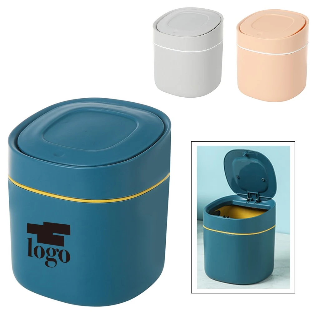 Flip-top Desktop Storage Bin 1