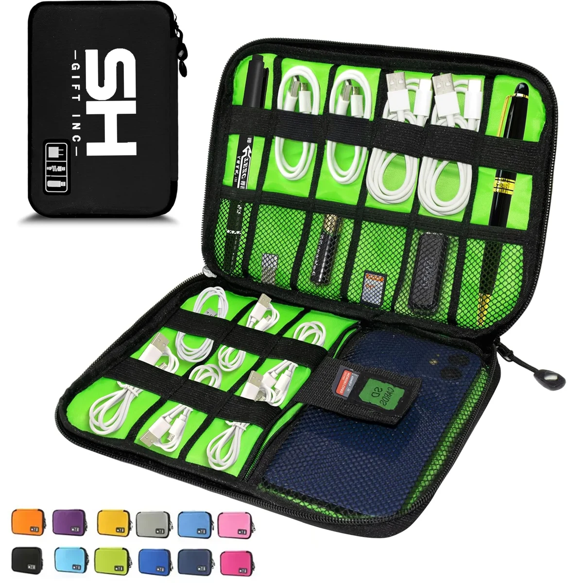 Portable Travel Cable Organizer 1