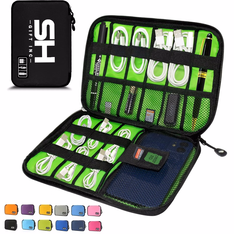 Portable Travel Cable Organizer