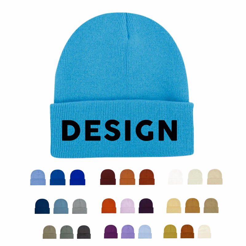 Fold Over Beanie Hat