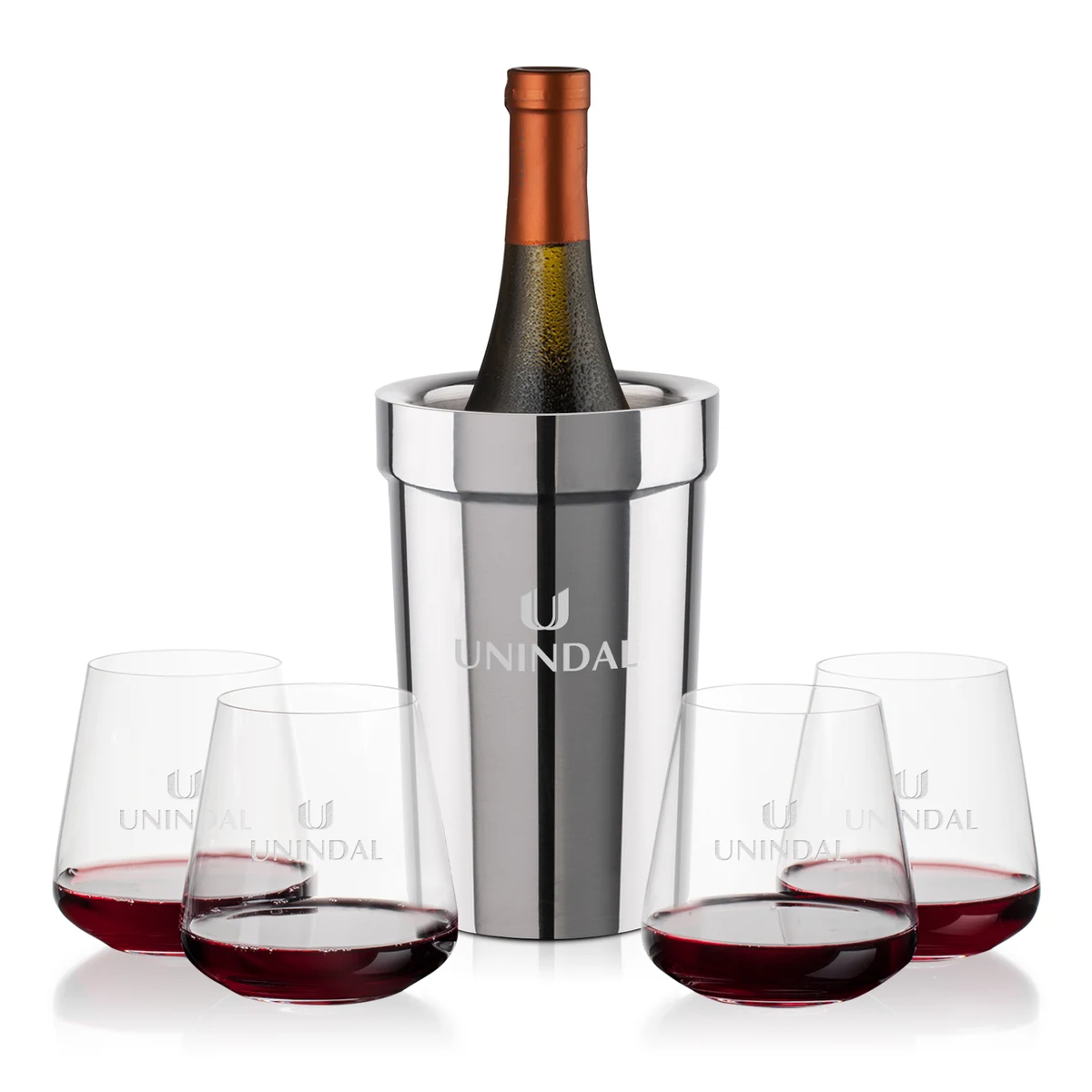 Milano Wine Cooler & Breckland Stemless Wine Set 1