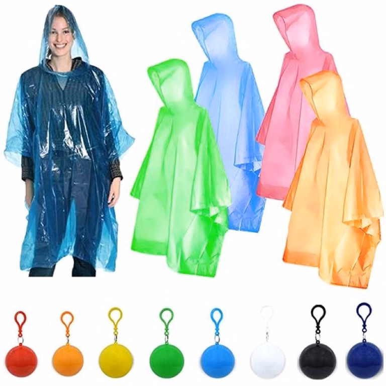 Raincoat Ball Hook Outdoor Disposable
