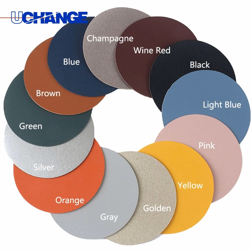 Custom Leather Coaster Mat Round