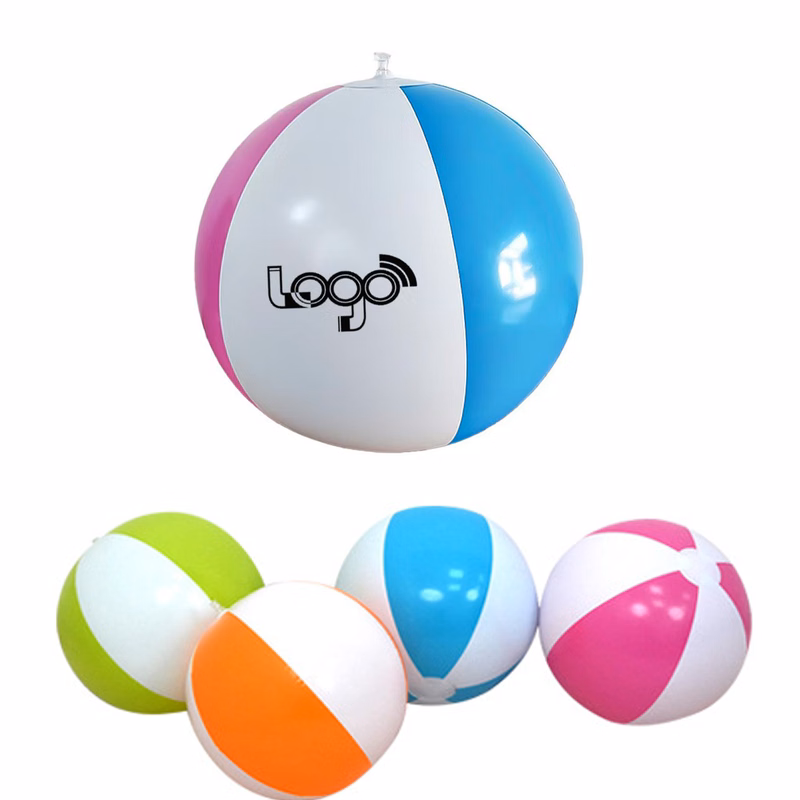 Rainbow Color PVC Sports Pool Beach Ball