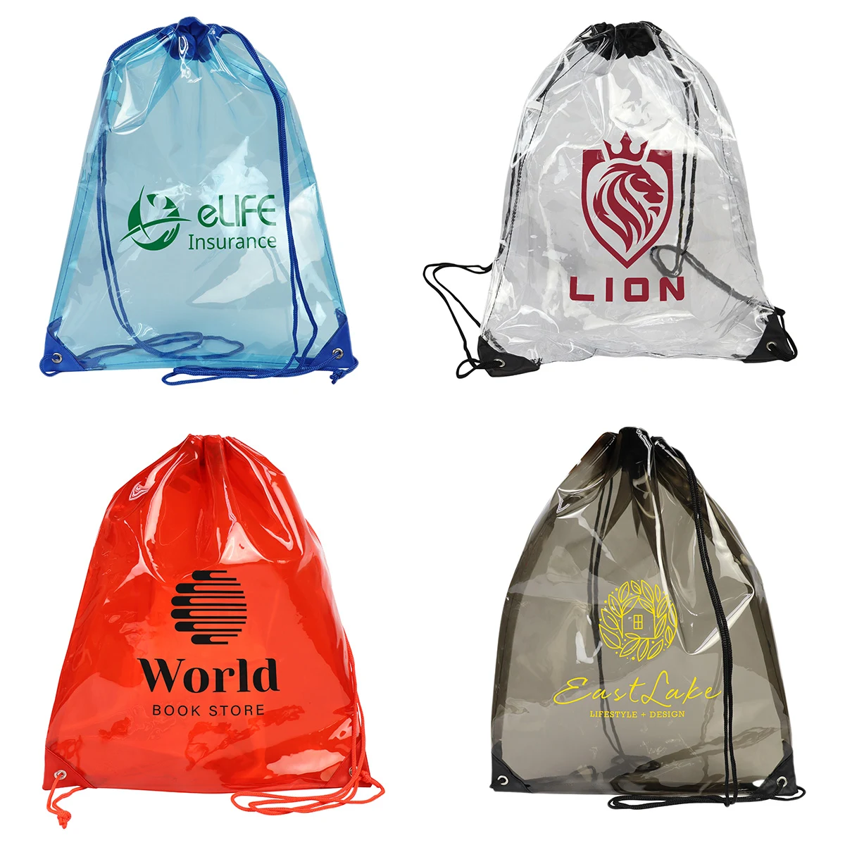 Diamond Clear TPU Drawstring Bag 1