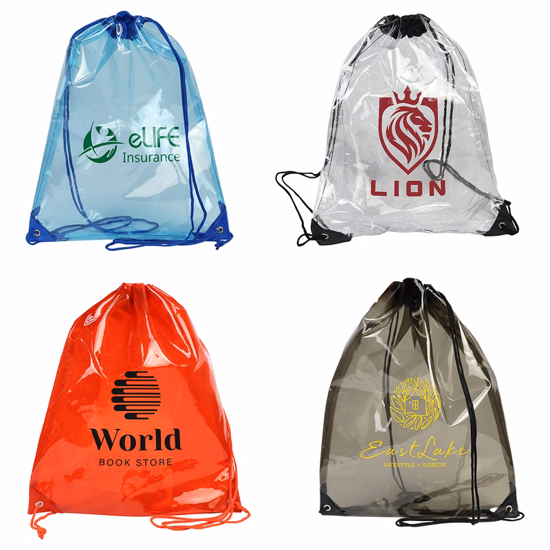 Diamond Clear TPU Drawstring Bag