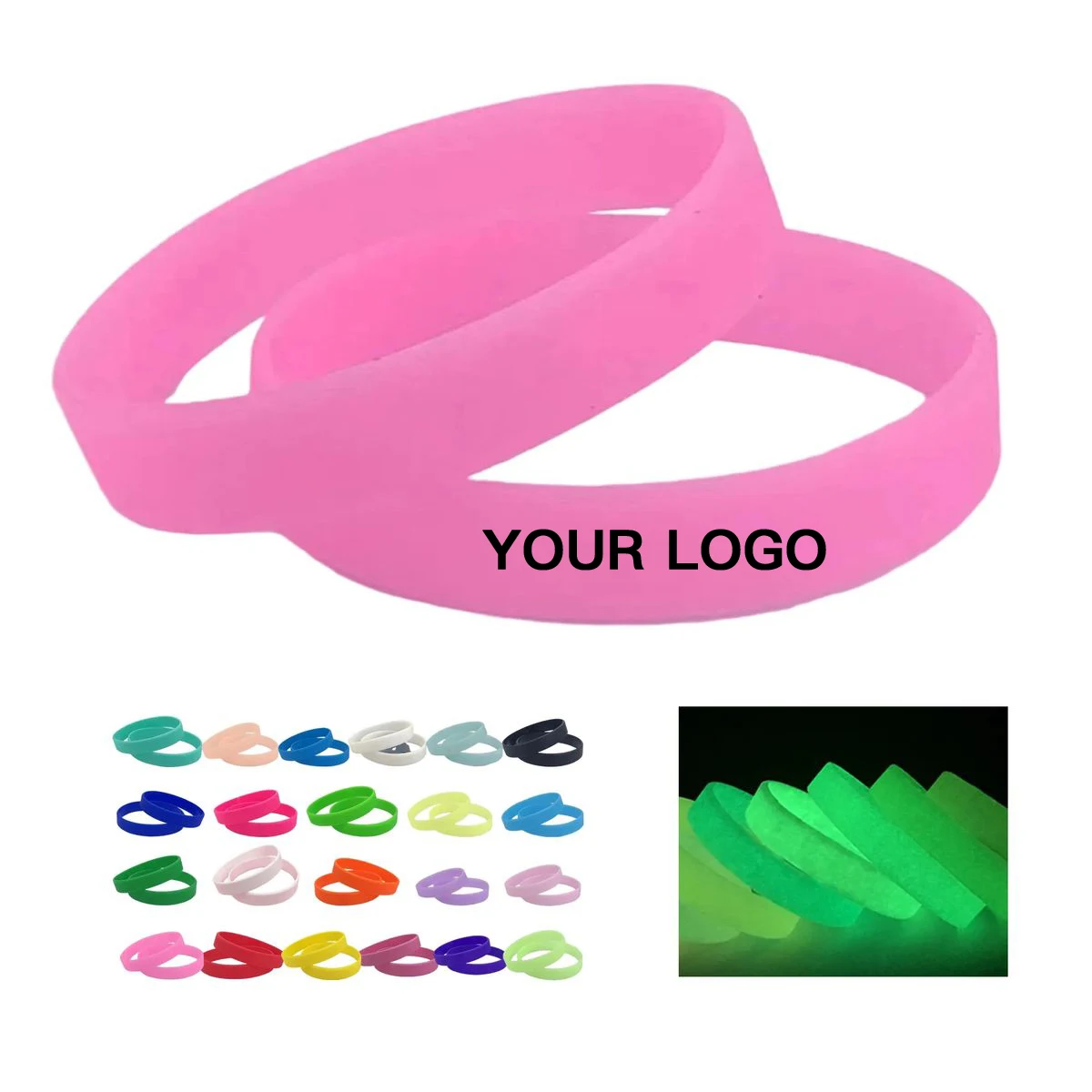 Silicone Glow Wristband with Full-Color Printing 1