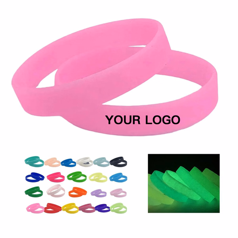 Silicone Glow Wristband with Full-Color Printing