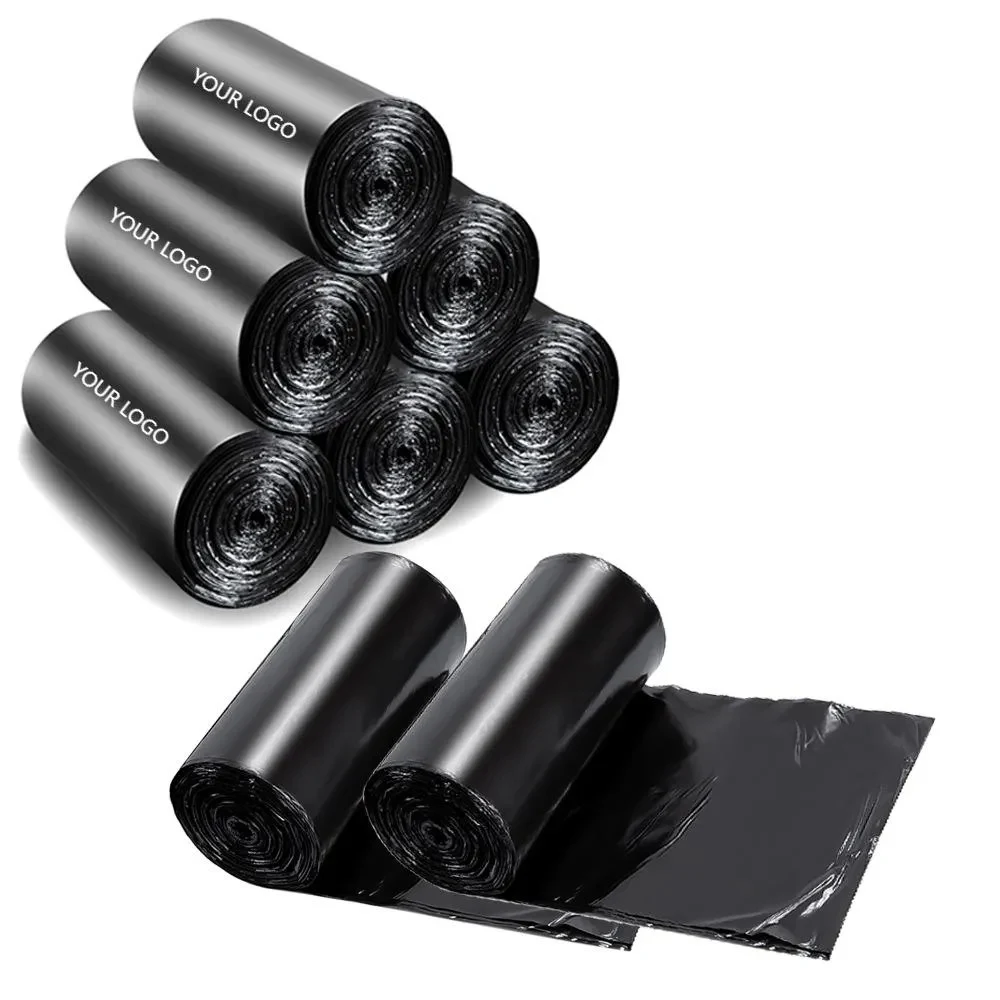 Black Flat Mouth Garbage Bag 1