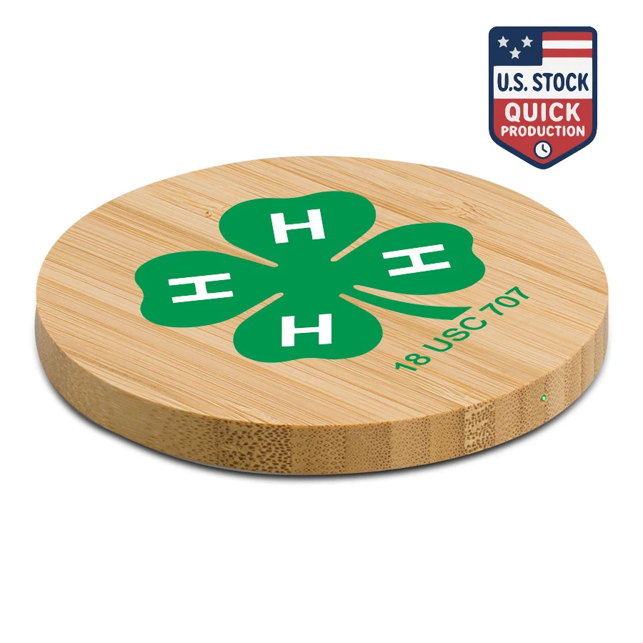 Bamboo Eco-Friendly 15W Wireless Charger 1
