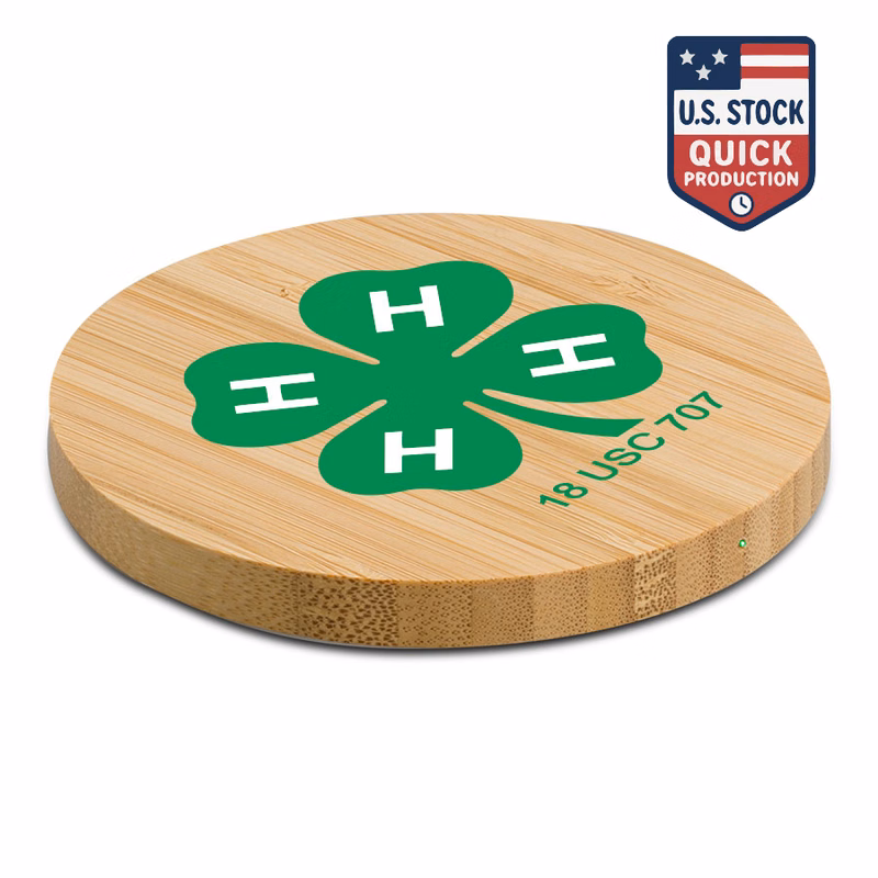 Bamboo Eco-Friendly 15W Wireless Charger