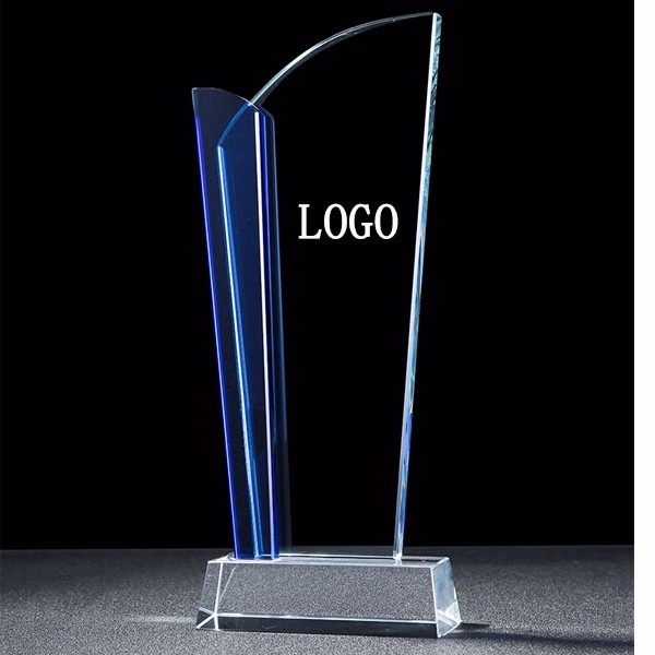 Crystal Blue trophy Award