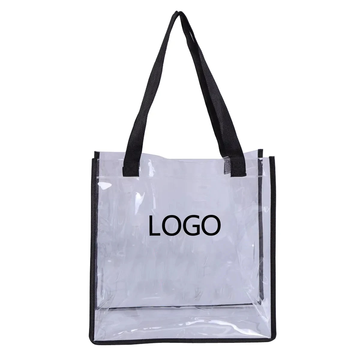 Clear Plastic Tote Bag With Handles 1