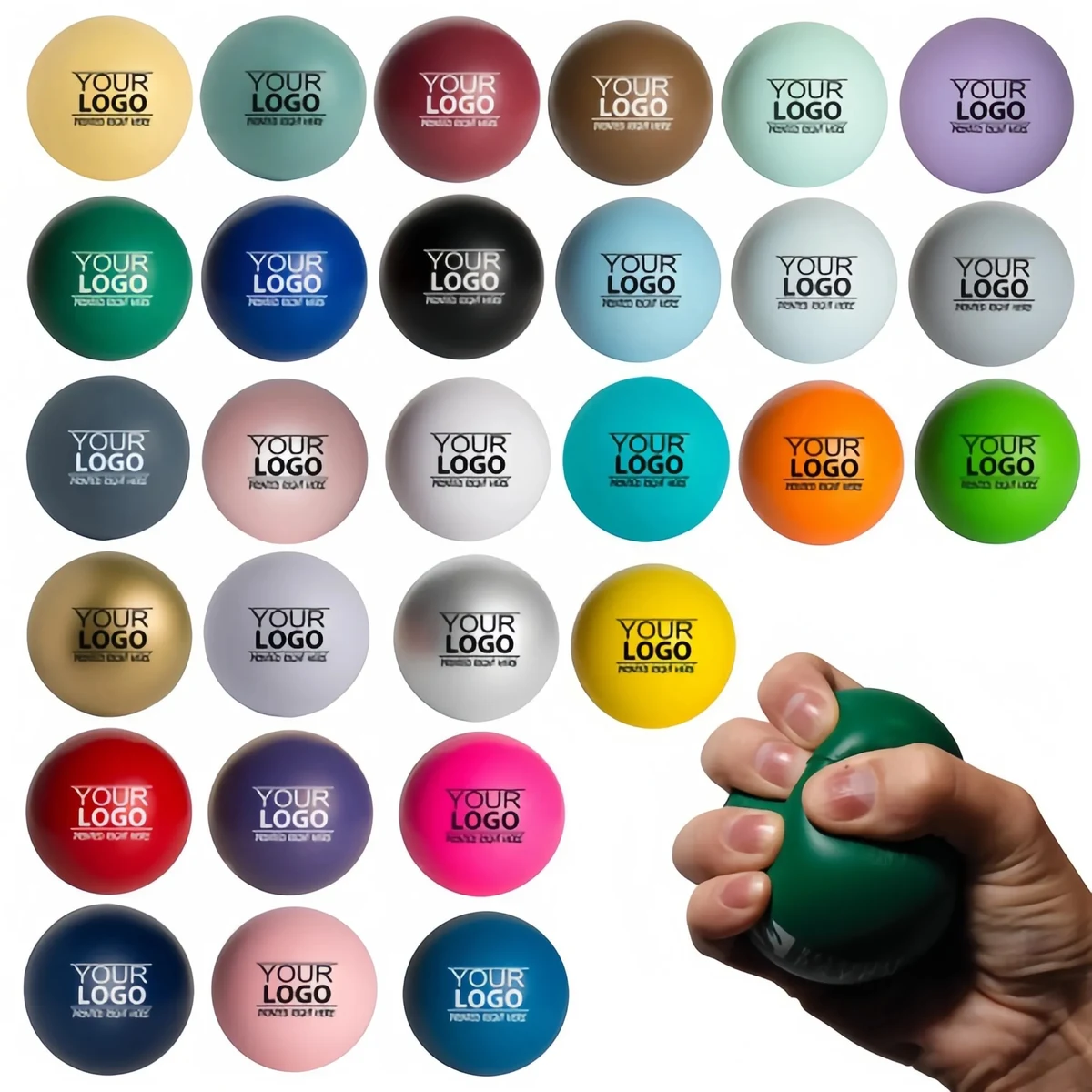 MOQ100 Economy Ultimate Round Stress Balll 1