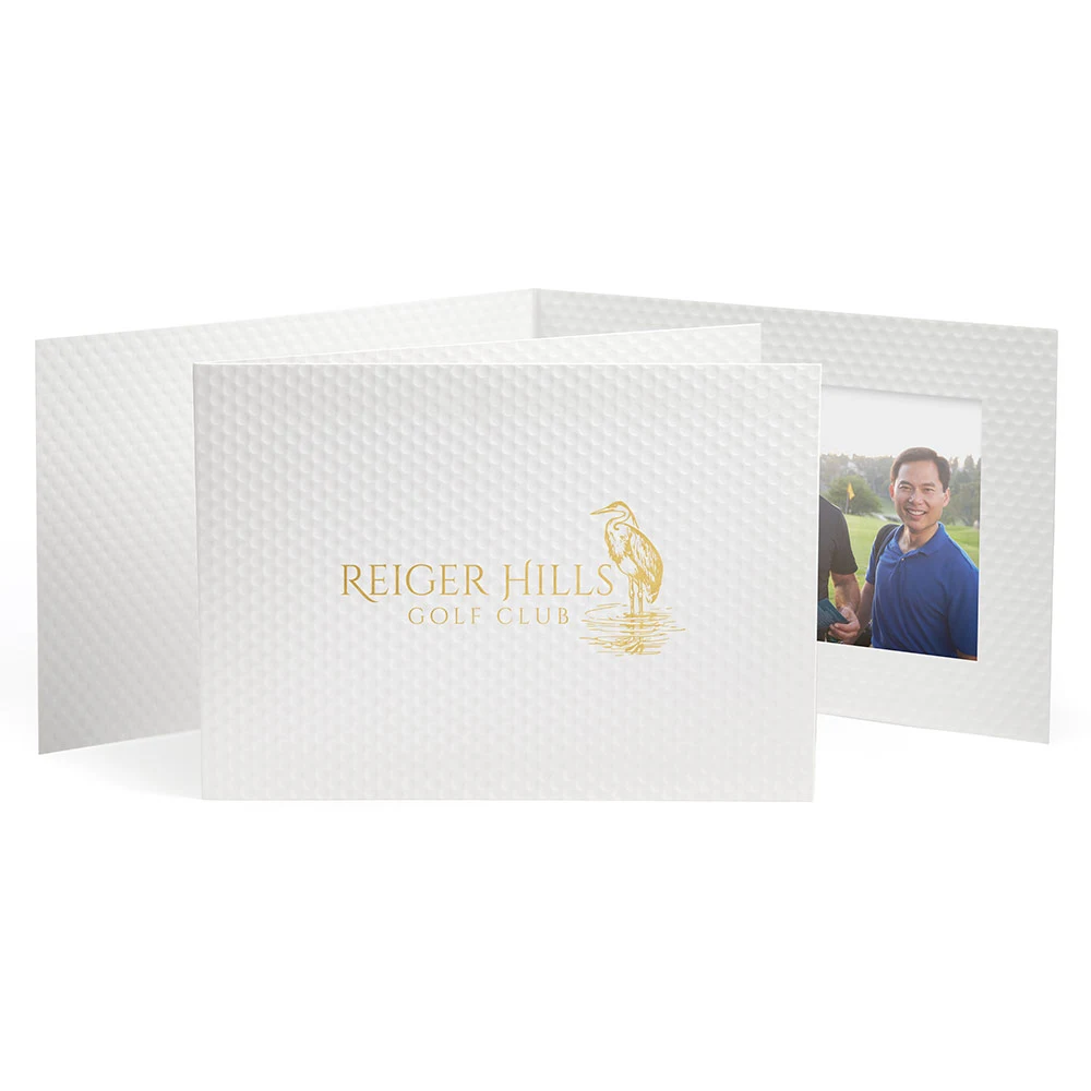 Golf Ball Textured Photo Folder 1