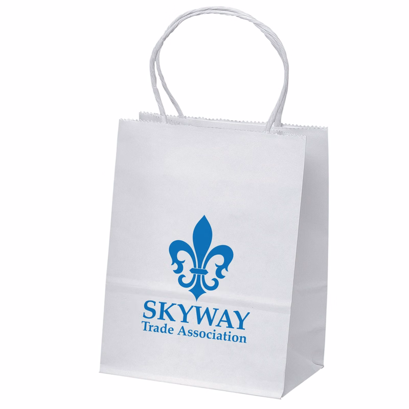 Pup - White Shopper - Flexo Ink Print