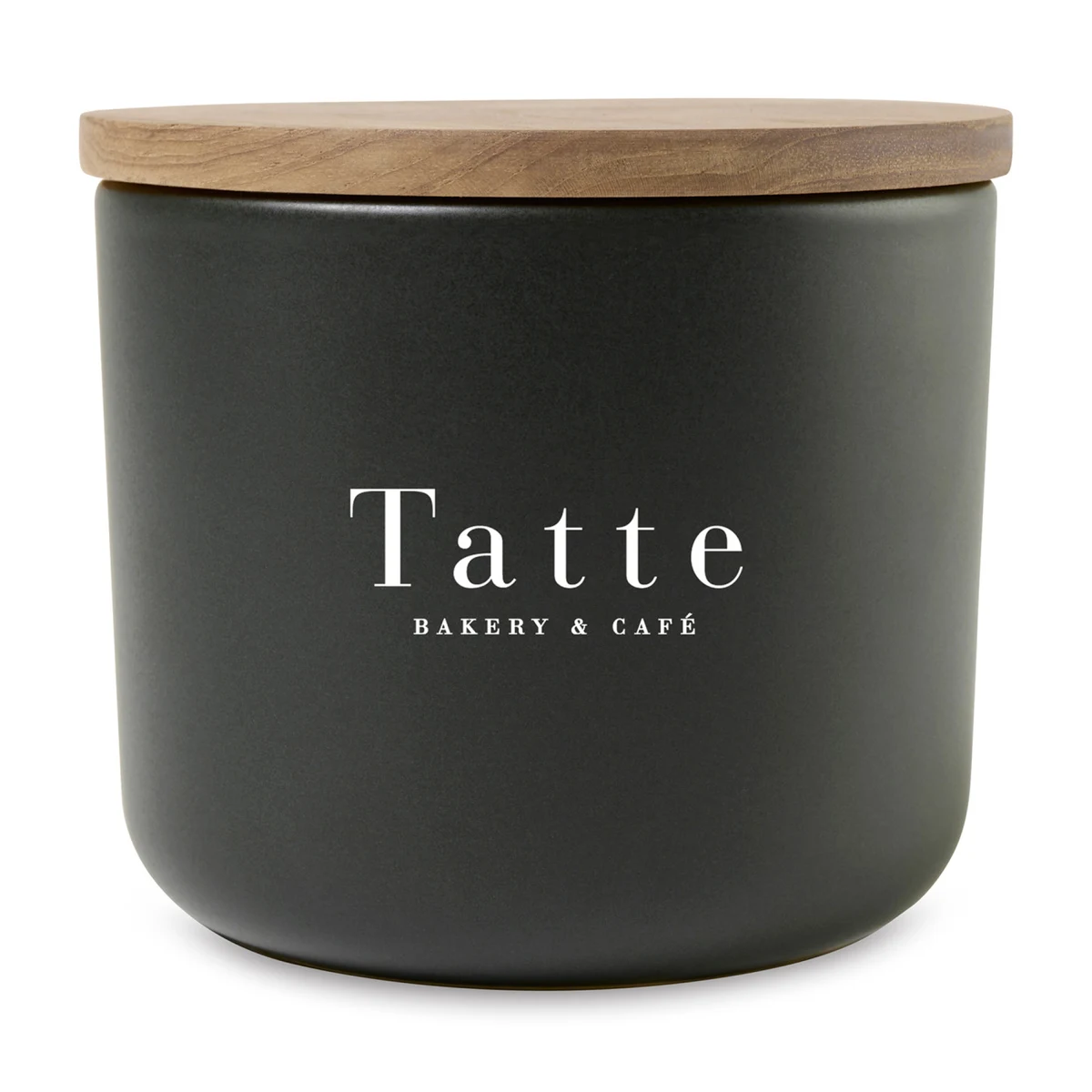 Be Home® Brampton Stoneware Container - Medium, custom kitchen gadget with logo imprint 1