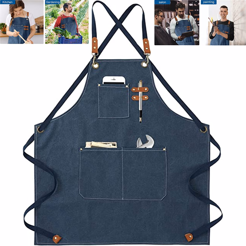 Cross Back Bib Apron