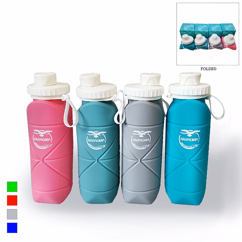 20 oz Collapsible Silicone Water Bottle