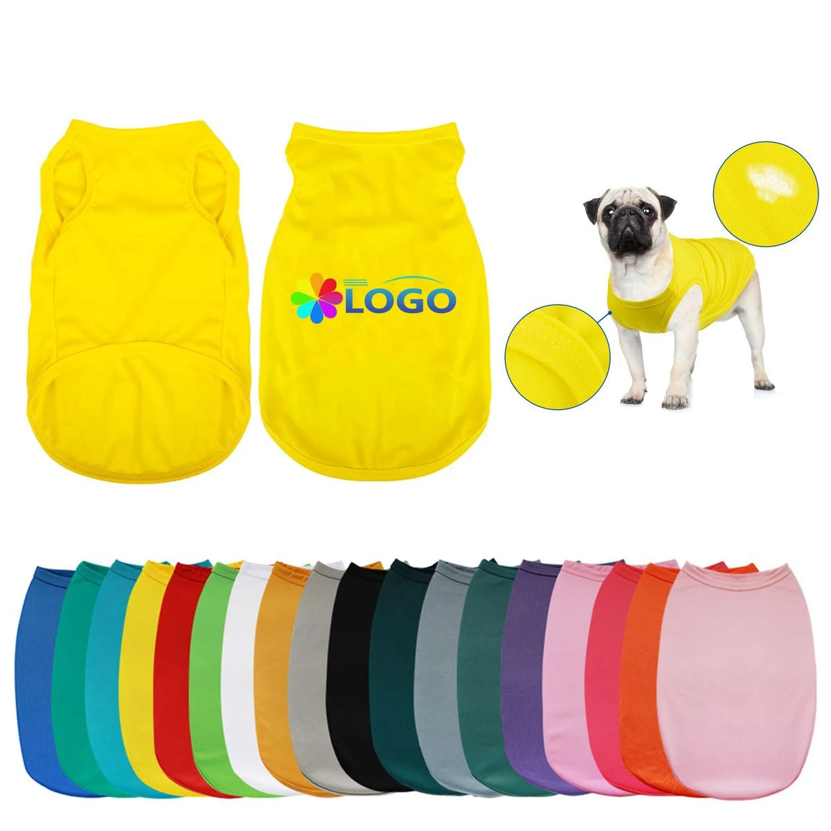 Soft Breathable Dog Sleeveless Vest 1