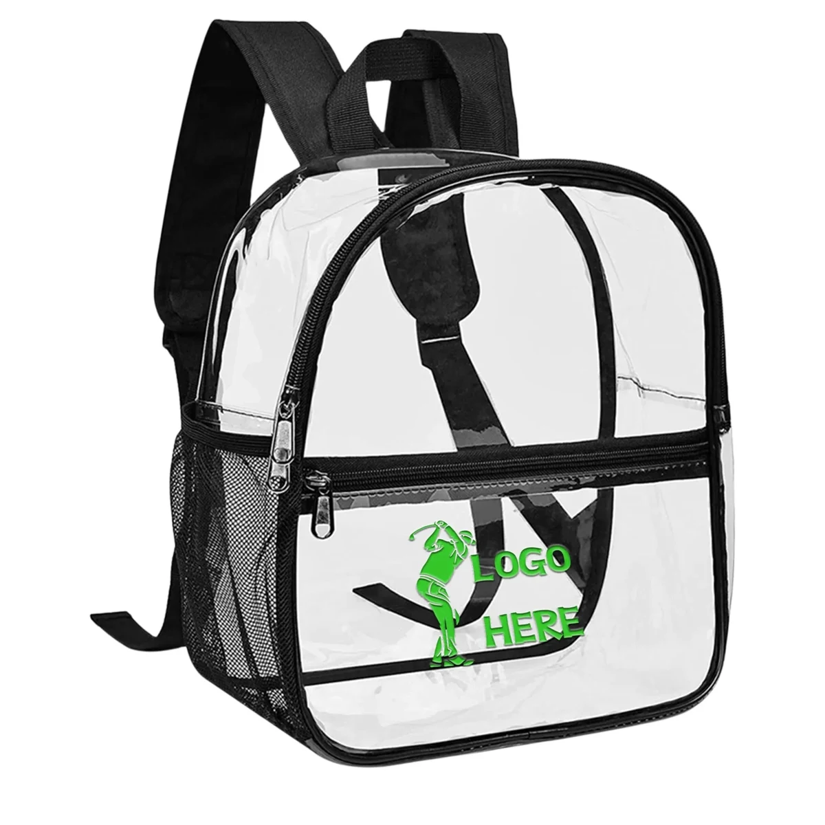 MOQ50 Clear PVC Backpack 1