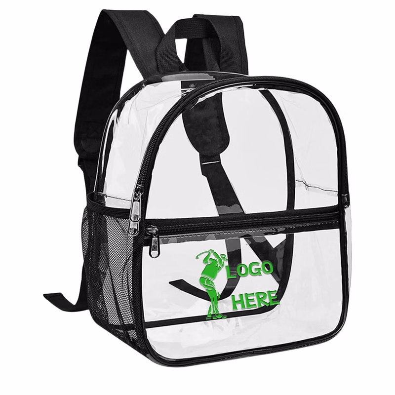 MOQ50 Clear PVC Backpack