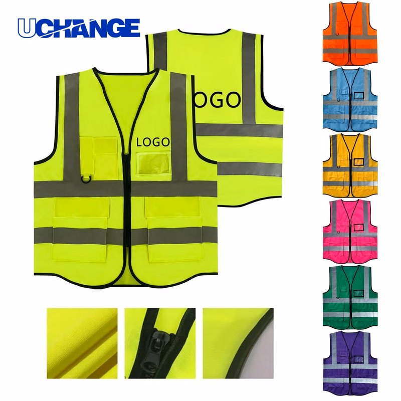High-Visibility Reflective Utility Safety Vest