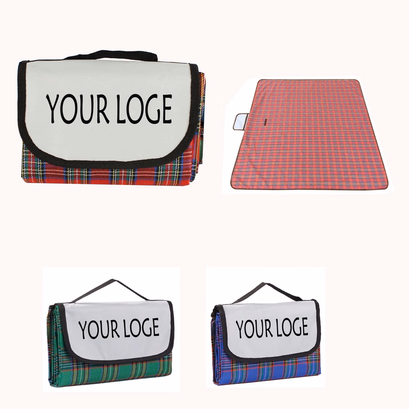 Outdoor Roll-Up Picnic Blanket  MOQ 50PCS