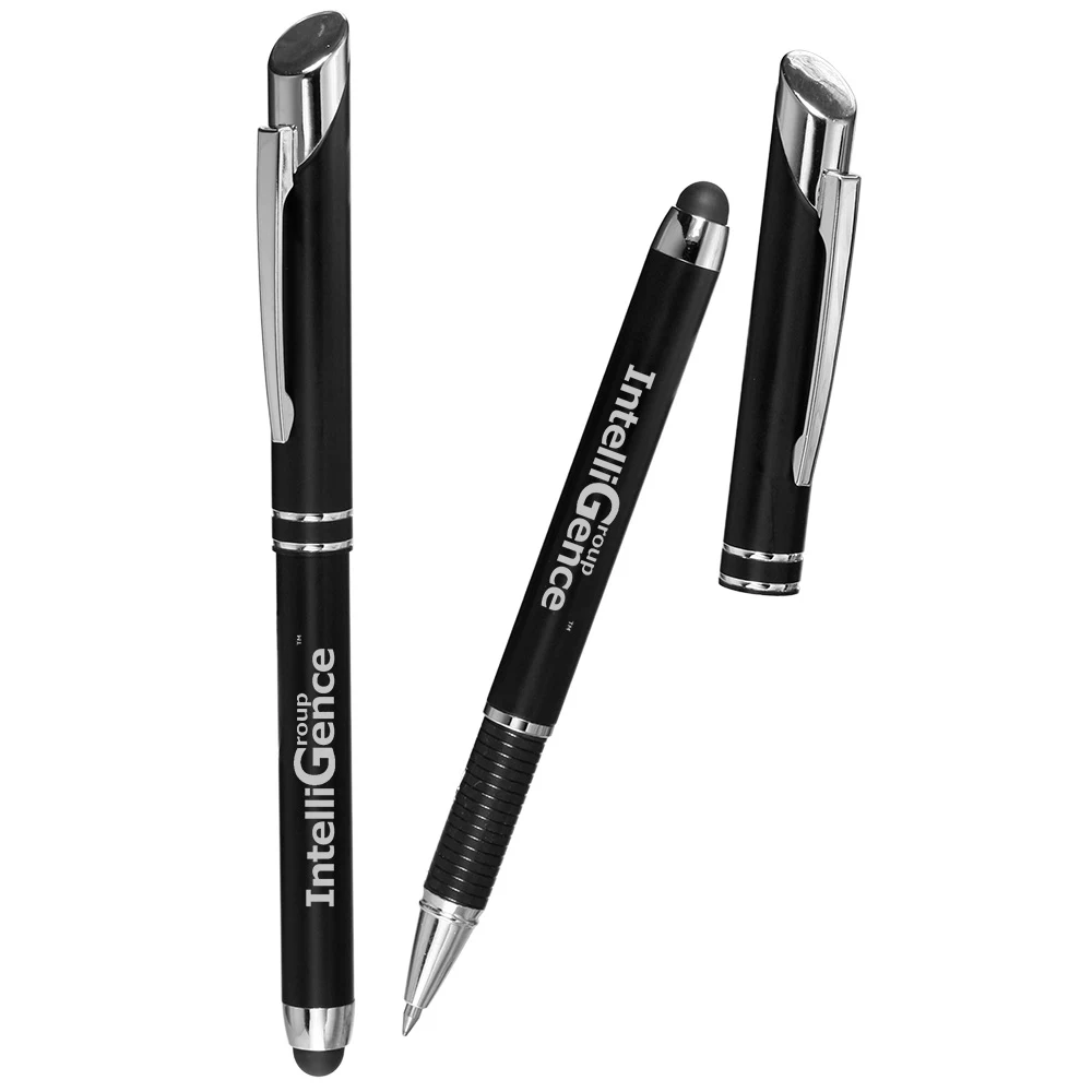 Cap Off Metal Pen with Stylus 1