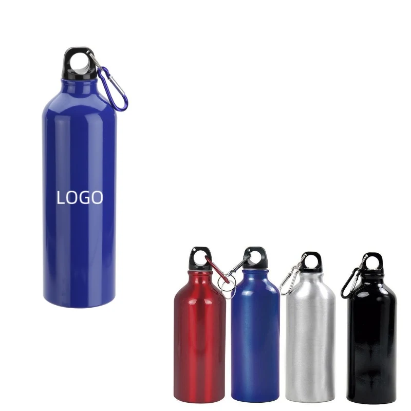 13.5 oz Aluminum Water Bottles W/ Carabiner 1