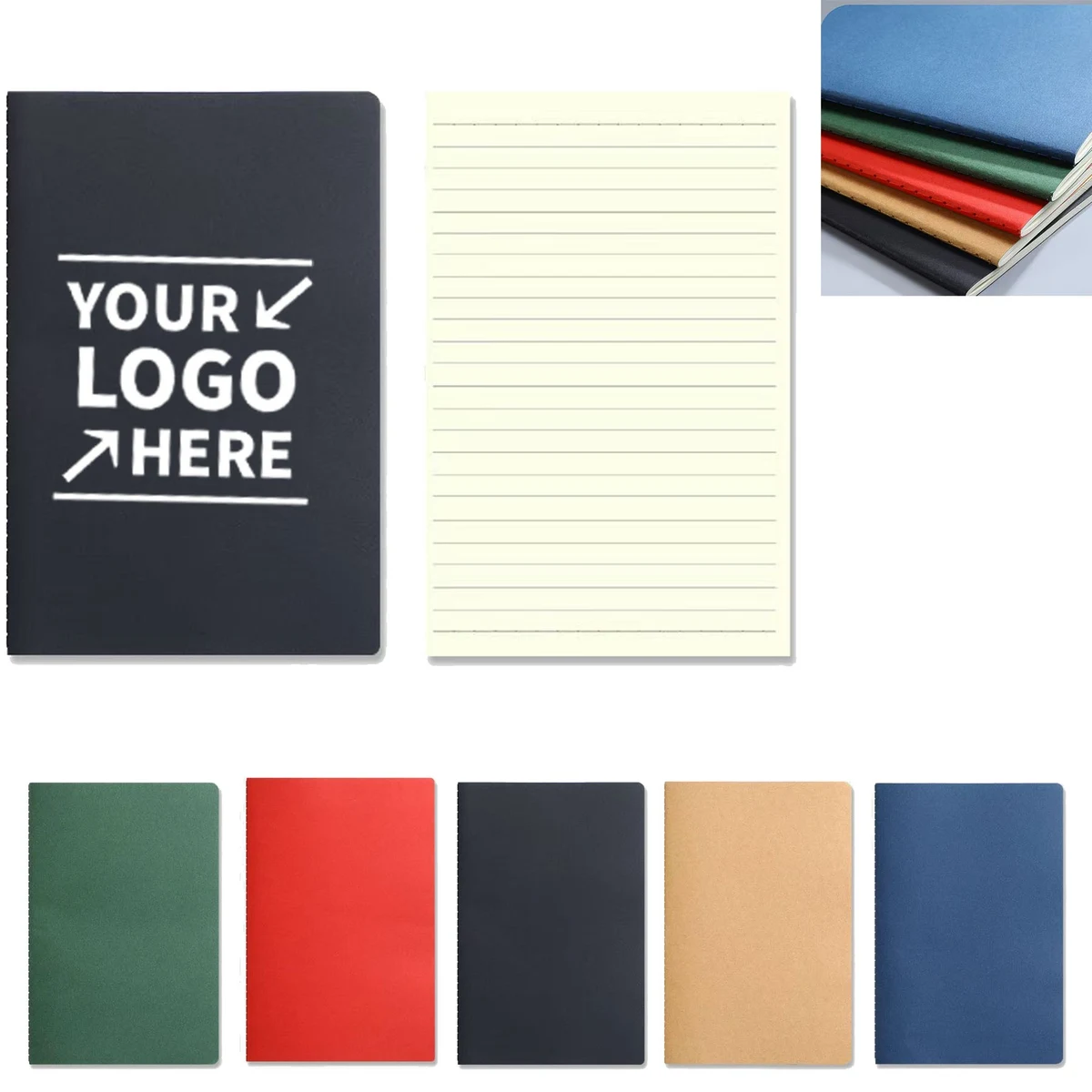 Customizable A5 Sewn Journal Notepad Stitched Notebook 1