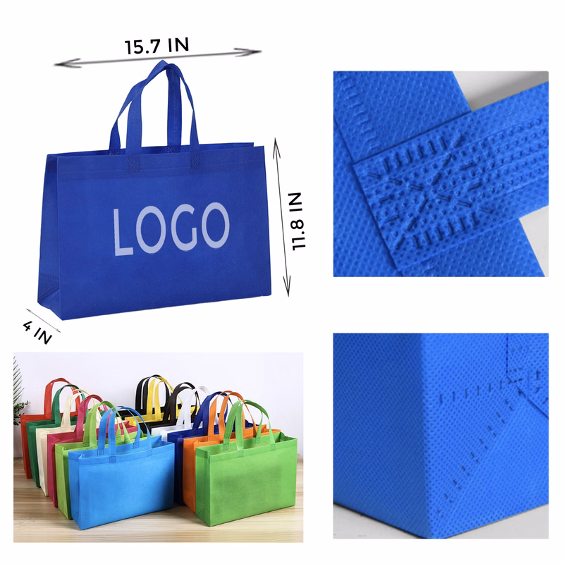 MOQ 10 PCS Spacious Horizontal Non - Woven Bag
