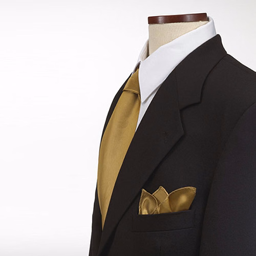 Vegas Gold Pocket Squares Poly