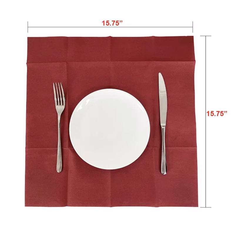 15.75"x15.75" Dust-Free Napkins For Cafe