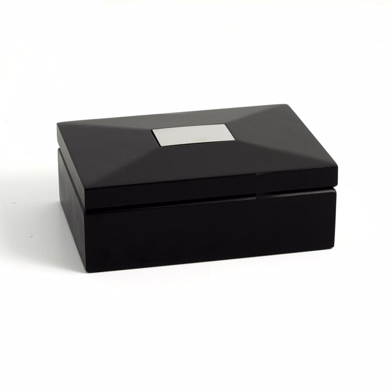 Deluxe Ebony Jewlery Box w/Divider