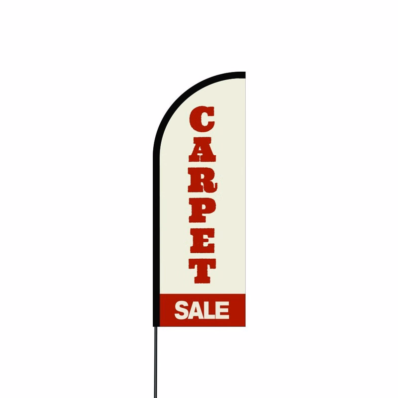 Carpet Sale Flag Kit 11' Feet feather banners Feather Flag Sign Outdoor Banner