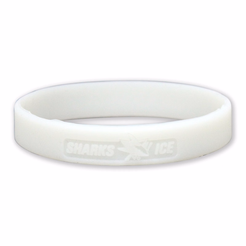 1/2" UV Reactive Debossed Awareness Bracelet