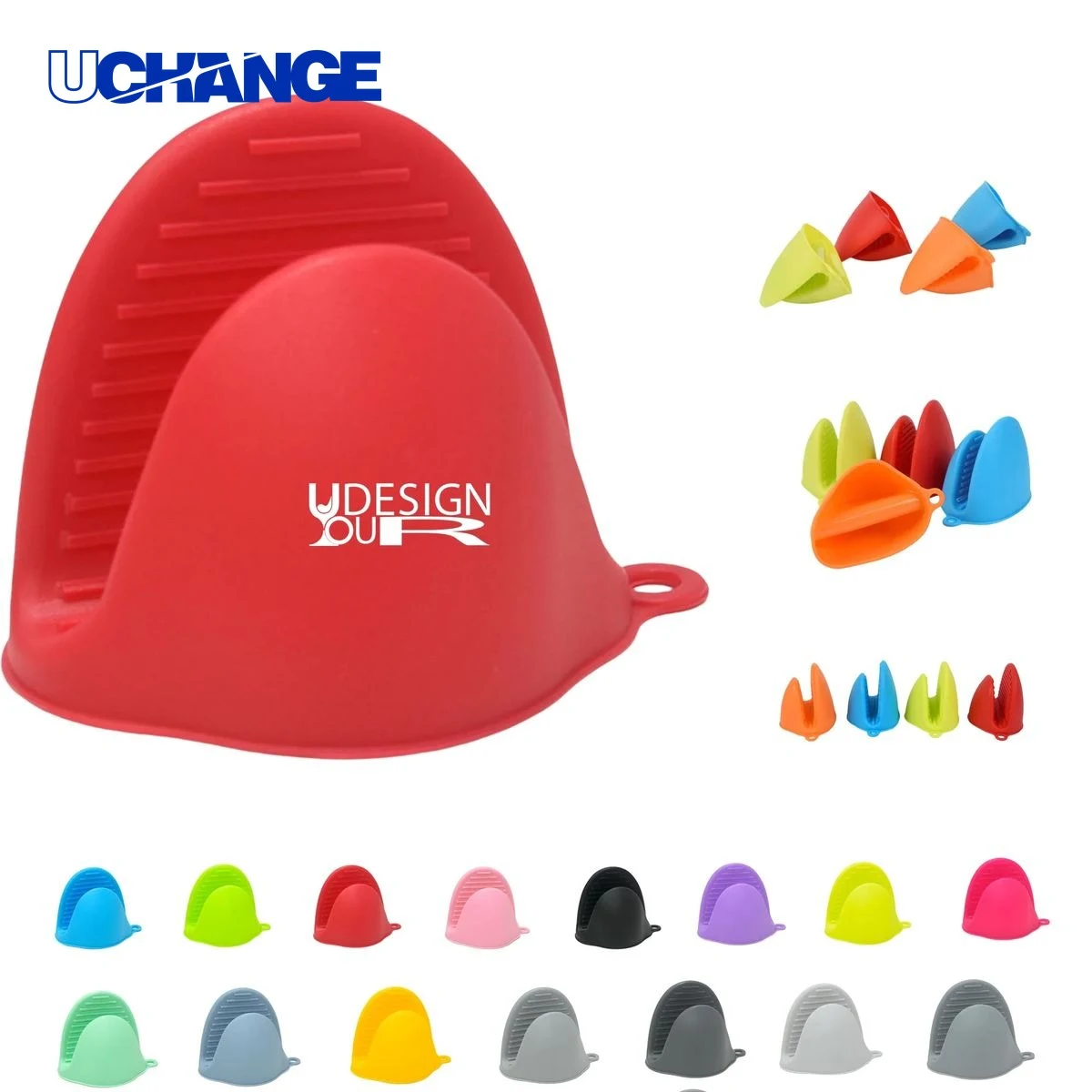 Heat Resistant Silicone Oven Mitts for Cooking 1