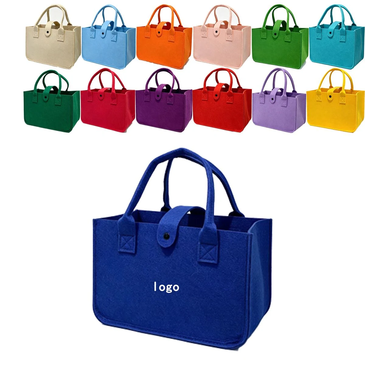 Thickened Reusable Felt Tote Gift Shopping Handbag 1