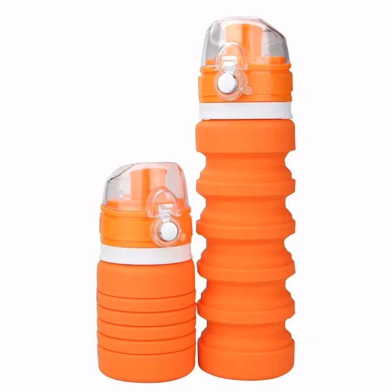 Folding Silicone Cup With Carabiner