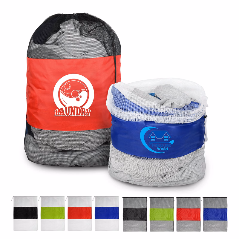 Large Capacity Mesh Laundry Bag (Ocean)