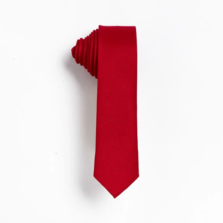 Red Skinny Tie 1