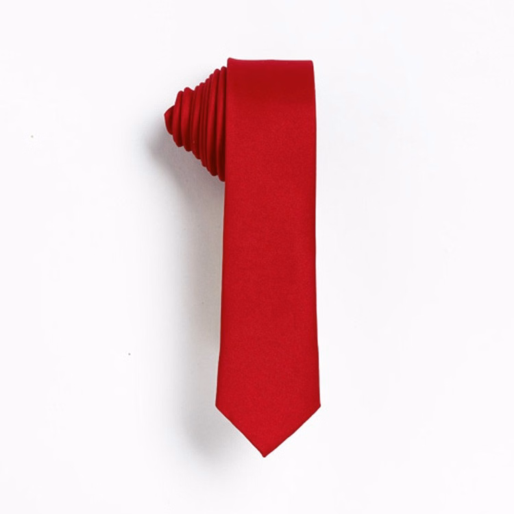 Red Skinny Tie