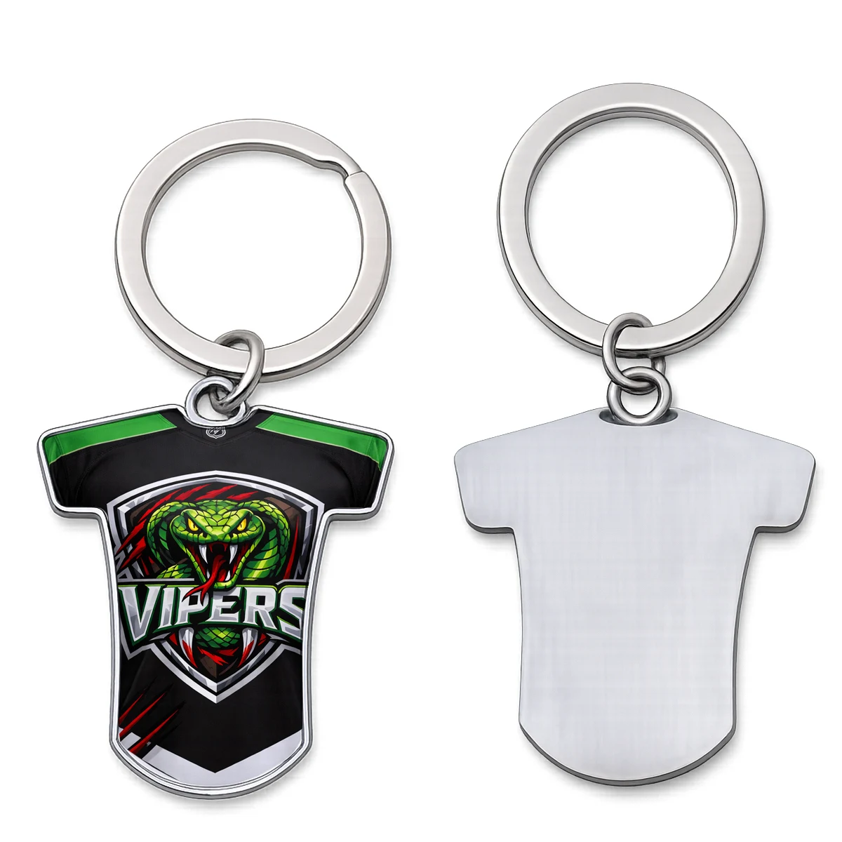 Sports Jersey Short Sleeve Metal Keychain 1