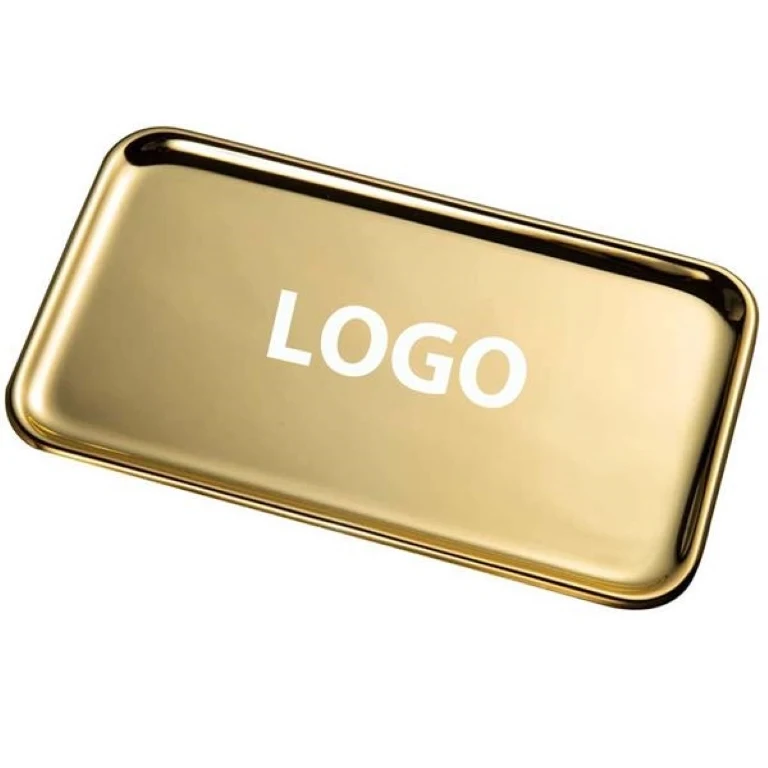 8" x 4.6" Metal Rolling Tray 1